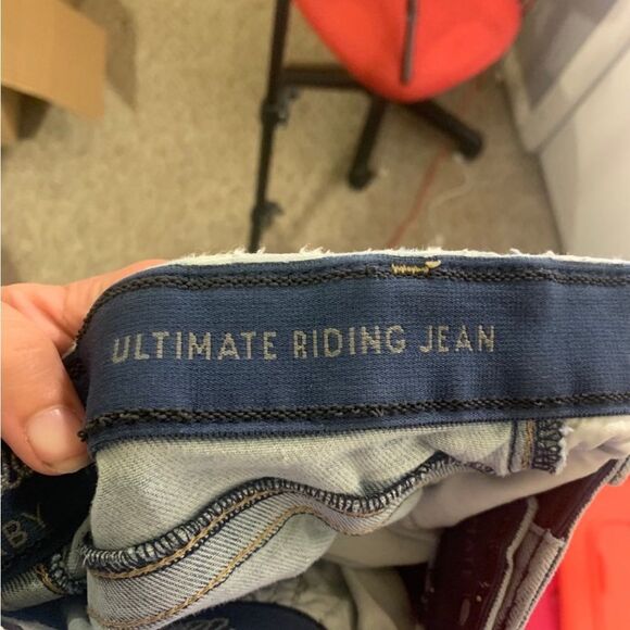 Wrangler Size 3X34 Blue Q-Baby Ultimate Riding Jeans - Picture 4 of 7